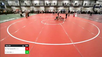 125A lbs Rr Rnd 1 - Stone Farnsworth, Coventry Highschool vs Dillon Arrick, K D Trained / West Point R T C