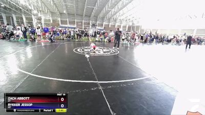 59 lbs Quarterfinal - Zach Abbott, UT vs Rykker Jessop, MT