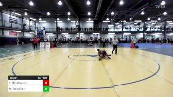 118A lbs Rr Rnd 1 - Yandel Morales, Prophecy/smittys Barn vs Mikey Bautista, St. Joe's Regional High School