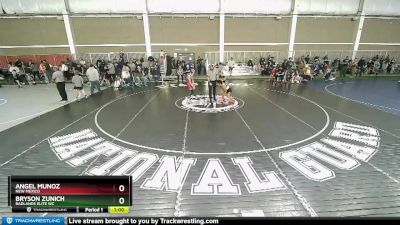 78 lbs Champ. Round 2 - Bryson Zunich, Badlands Elite WC vs Angel Munoz, New Mexico