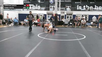 128 lbs Rr Rnd 2 - Christian Garcia, VHW Red - HSC vs Tommy Boyce, BKWC - HSC