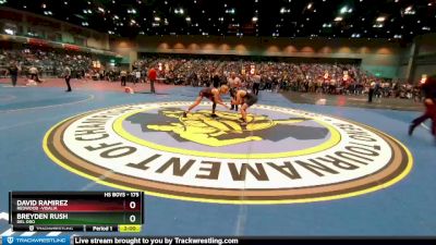 175 lbs Champ. Round 1 - Breyden Rush, Del Oro vs David Ramirez, Redwood -Visalia