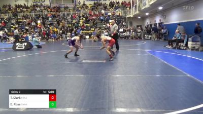 133 lbs Consy 2 - Tyler Clark, Frazier vs Evan Ross, Chantilly-VA