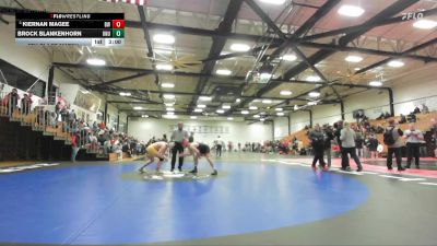 125 lbs 5th Place Match - Kiernan Magee, Baldwin Wallace vs Brock Blankenhorn, Ohio Northern