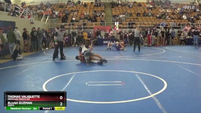 122 lbs Cons. Round 3 - Elijah Guzman, Gboyz vs Thomas Valiquette, Westland Wrestling