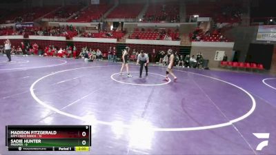 107 lbs Semis (4 Team) - Sadie Hunter, Prosper vs Madison Fitzgerald, Katy Cinco Ranch