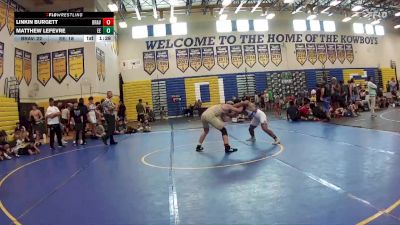 165 lbs Champ Round 1 (16 Team) - Linkin Burgett, Braves WC vs Matthew Lefevre, Eagle Empire