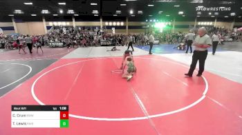 102 lbs Round Of 16 - Connor Crum, Swwwc vs Teagan Lewis, Payson WC