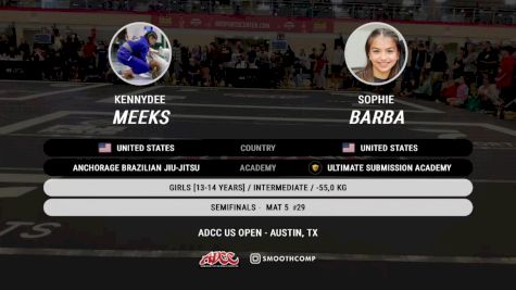 Kennydee Meeks vs Sophie Barba 2024 ADCC Austin Open