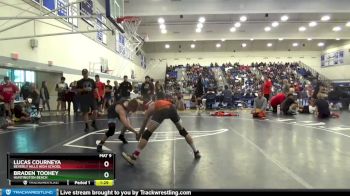 132 lbs Quarterfinal - Lucas Courneya, Beverly Hills High School vs Braden Toohey, Huntington Beach