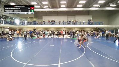115-120 lbs Quarterfinal - Heather Kingston, Woods Cross vs Kennedy Jeppson, ETC Wrestling