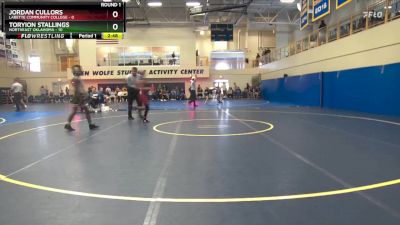 141 lbs Round 1 (6 Team) - Jordan Cullors, Labette Community College vs Toryion Stallings, Northeast Oklahoma