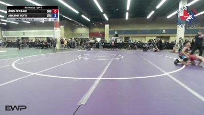 80 lbs Semifinal - Gino Ferrari, Cardinal Wrestling Club vs Arashk Totti, Star Wrestling Club