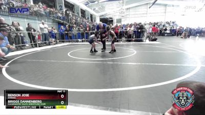 64-67 lbs Round 1 - Benson Jose, Kansas vs Briggs Dannenberg, Clearwater Youth Wrestling Club