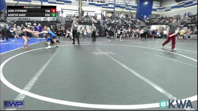 67 lbs Rr Rnd 2 - Jase Cyphers, Team Guthrie Wrestling vs Acetyn Hart, Kiefer Youth Wrestling Club
