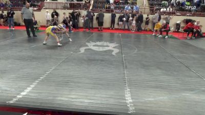 75_B lbs Consi Of 8 #1 - Billy Smith, Greensburg Salem vs Hunter Kowatch, Greater Latrobe