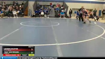 132 lbs Champ. Round 2 - Jayden Haueter, Apple Valley vs Troy Van Keulen, Minneota