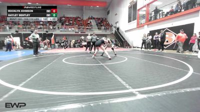 102-110 lbs Rr Rnd 2 - Rocklyn Johnson, Brushy Wrestling Club vs Hayley Bentley, Brushy Wrestling Club