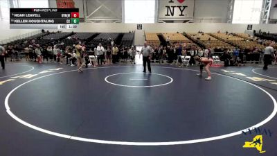 190 lbs Quarterfinal - Kellen Houghtaling, Clever Combat vs Noah Leavell, Bulldogs Youth Wrestling (Far Western)