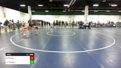 90 lbs Consi Of 32 #2 - Brighton Prine, GA vs Jack Thrush, AZ