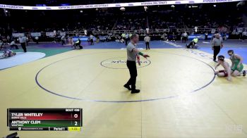 I-118 lbs Quarterfinal - Tyler Whiteley, Burnt Hills vs Anthony Clem, Wantagh