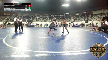3rd Place - Luca WOMACK, Shawnee Takedown Club vs Abrian Peters, Highlander Youth