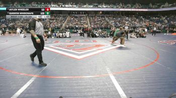 7A 285 lbs 1st Place Match - Quentin Whisonafe, A.L. Brown High School vs Jaylen Wheeler, R J Reynolds