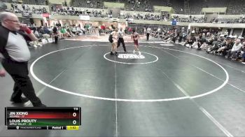 113 lbs Finals (8 Team) - Louis Prouty, Apple Valley vs Jin Xiong, Holmen