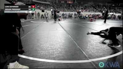 52 lbs Round Of 16 - Luke Baysinger, Shelton Wrestling Academy vs Gerami President, Victory Youth Wrestling