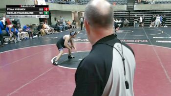 215 lbs Quarterfinals (8 Team) - Ethan Kuennen, Decorah vs Nicolas Frangoulidis, Wellington