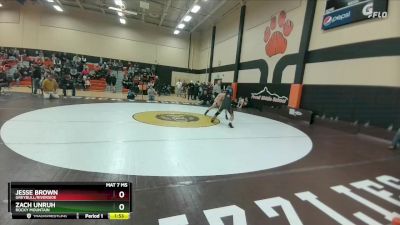 144 lbs Quarterfinal - Zach Unruh, Rocky Mountain vs Jesse Brown, Greybull/Riverside