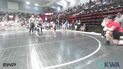 45 lbs Consolation - Cole Carter, Hilldale Youth Wrestling Club vs Brooks Kilmer, Harrah
