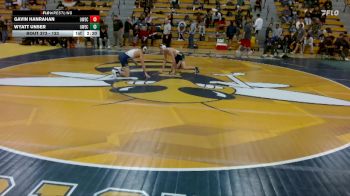 133 lbs Cons. Round 4 - Wyatt Unser, UW-Eau Claire vs Gavin Hanrahan, UW-Eau Claire