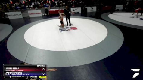 82 lbs Semifinal - James Liera, Rough House Wrestling vs Jason Greene, Daniel Cormier Wrestling Club