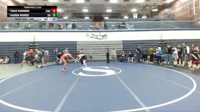 138 lbs 5th Place Match - Kaden Nokes, Idaho vs Cruz Ramirez, Fighting Squirrels Wrestling Club