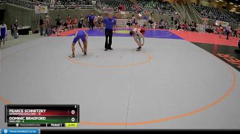 134 lbs Round 1 (4 Team) - Dominic Bradford, Oakland vs Pearce Schnetzky, Enterprise/Wallowa