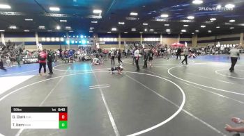 58 lbs Quarterfinal - Garrett Clark, Elk Grove Wr Ac vs Tayven Kem, Ravage