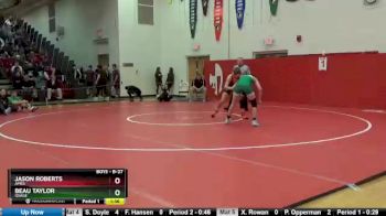 Round 1 - Beau Taylor, Osage vs Jason Roberts, Ames