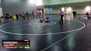 182 lbs Round 1 (8 Team) - Kaden Street, Iowa Gold vs Alexander Roman, Brevard FCA-Alpha Dogz