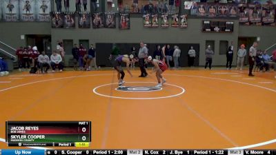 122 lbs Round 1 - Jacob Reyes, Bob Jones vs Skyler Cooper, Madison County
