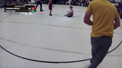 13 lbs Cons. Round 1 - Camden Winter, Cozad Wrestling Club vs Arlo Lang, Arlington Eagles