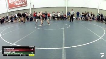 190 lbs Cons. Semi - Hayden Fox, Guerrilla Wrestling (GWA) vs Connor Roe, Franklin County Wrestling Club