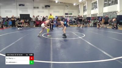 118-E Mats 15-18 10:30am lbs Round Of 16 - Nolan Perry, OH vs Dakota Johnson, IN