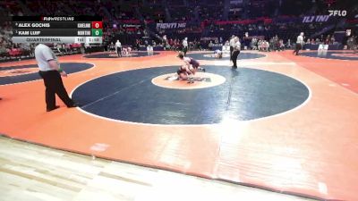 2A 138 lbs Quarterfinal - Kam Luif, Lombard (Montini) vs Alex Gochis, Maple Park (Kaneland)