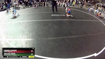 60 lbs Round 3 (4 Team) - Brooks Berg, South Dakota Thunder vs Jensen Kappes, North Dakota 1