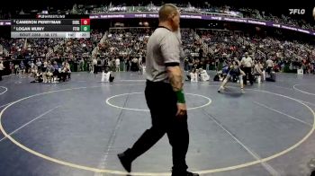 3A 175 lbs Cons. Round 2 - Logan Mumy, Fred T. Foard High School vs Cameron Perryman, Dudley