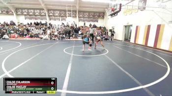 126 lbs Cons. Round 1 - Chloe Maclay, American Leadership Academy - Gilbert North vs Chloe Chlarson, Snowflake