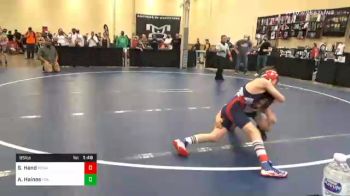 95 lbs Prelims - Sidney Hand, Penn Trafford vs Adam Haines, Fox Chapel