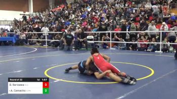 132 lbs Prelims - Dustin Serizawa, Orange Lutheran vs Angel Camacho, Villa Park