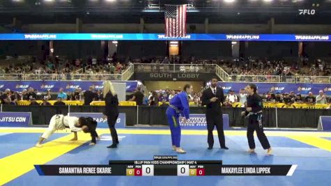 Makaylee Linda Lippek vs Samantha Renee Skarie 2026 Pan Kids Jiu-Jitsu IBJJF Championship